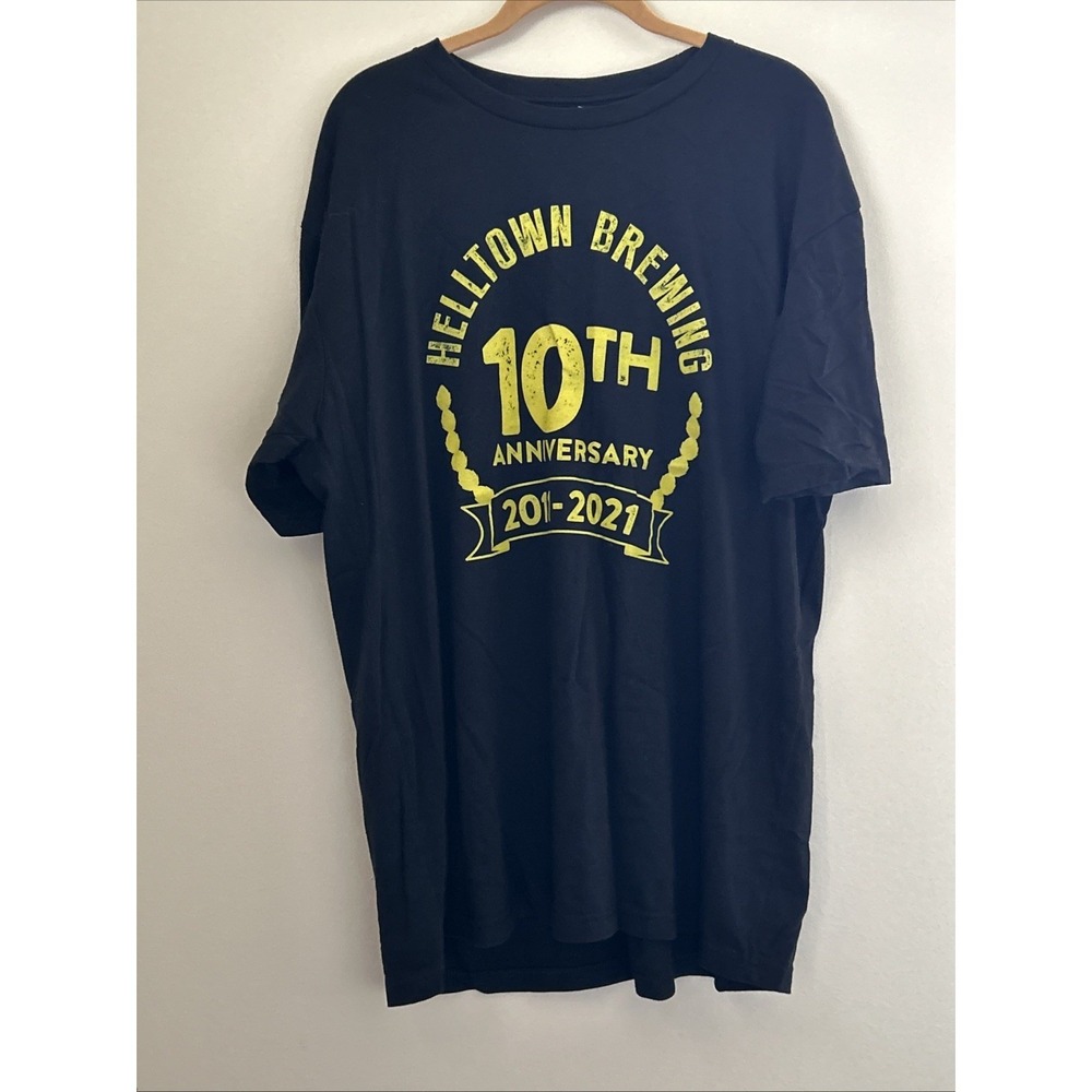 Helltown Brewing Co Pennsylvania 10 Year Anniversary‎ Shirt XXL